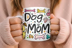 Dog Mum Mug Wrap Dog Lovers Mug Wrap Sublimation Product Image 17
