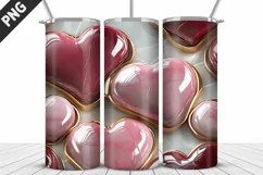 Valentines Love Skinny Tumbler PNG Wrap| Valentines Tumbler Product Image 2