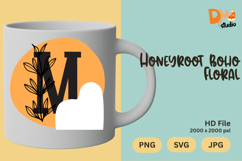 Honeyroot Boho Floral Monogram Product Image 1
