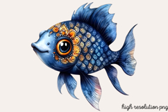 Gothic Under the Sea Clipart PNG Product Image 1