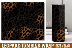 Leopard Print Tumbler Wrap Sublimation Product Image 1