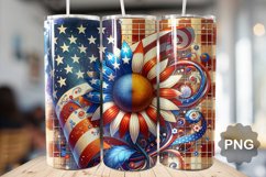 4th Of July Sunflowers Tumbler Bundle - 4th of July Tumbler Product Image 13
