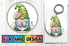 Radiant Sublimation Coasters, Easter Gnomes Product Image 1