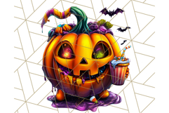 Spooky Café Cuties Halloween PNG Clipart, Holiday Elements Product Image 5