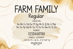 Farm Family Font | Farmhouse | Minimalist Sans Serif Fonts Product Image 3