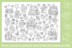 Woodland fairy coloring games and activities for kids Product Image 13