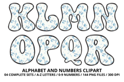 Fairytale Princess Alphabet Letters &amp; Numbers Clipart PNG Product Image 3