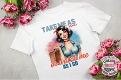 Sassy Girl Sublimation Design Sarcastic Quote PNG Retro Product Image 3