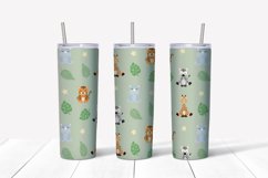 Tropical Animals 20 Oz Skinny Tumbler Product Image 1