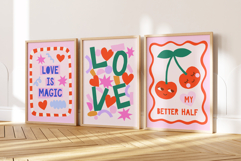 10 Cute Valentines Day Wall Art Bundle Product Image 3
