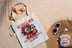 Funny Sarcasm Sublimation design PNG Quote Animal Product Image 4