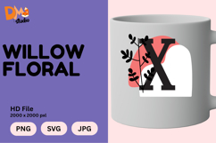 Willow Floral Monogram Product Image 1