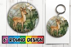 Radiant Sublimation Circle Ornaments PNG, Animals Product Image 1