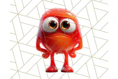 Slime Monster Clipart, Colorful Goo Graphics Png Product Image 5