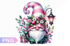 Christmas Gnome Sublimation, Clipart PNG Design Product Image 1