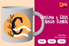 Hollow &amp; Haze Boho Floral Monogram Product Image 1