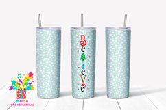 Merry Christmas Skinny tumbler Sublimation #13 Product Image 1