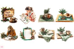Christmas Coffee &amp; Planner Clipart Product Image 6