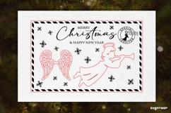 3D Nativity Angel Ornament Card Laser Cut | Christmas | SVG Product Image 2