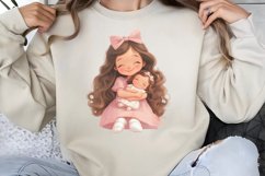 Watercolor Sisterhood Clipart PNG Product Image 1