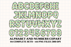 ST PATRICK Alphabet PNG Clipart, St Patrick letters doodle Product Image 5