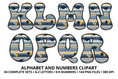 Graduation Alphabet png clipart, graduation letters doodle Product Image 3