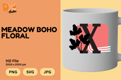 Meadow Boho Floral Monogram Product Image 1