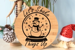 Let's Shake Things Up Svg, Funny Christmas Snowman Svg. Product Image 8
