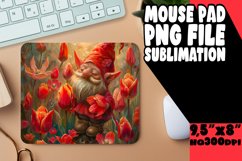 Blooming Gnome Mouse Mat Product Image 1