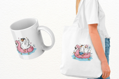 Pool Day Silly Goose Clipart Product Image 3