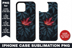 Leaf iPhone Case Sublimation PNG | Sublimation Product Image 1