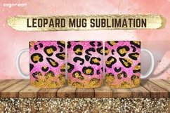 Leopard Glitter Mug Sublimation | PNG Bundle | Mug Wrap Product Image 6