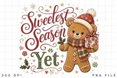 Sweetest Season Yet PNG Sublimation Design - Cute Product Image 5