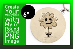 Retro Floral Radiance: Sublimation Collection PNG Product Image 1