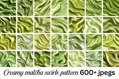 Matcha Digital Papers &amp; Cliparts Mega Bundle | Green Tea Product Image 9