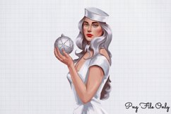 Silver Christmas Clipart Sublimation PNG Product Image 1