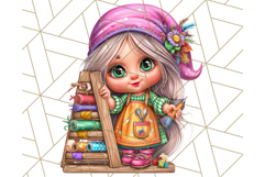 Gnomes at Work Clipart PNG, Cute Gnomes PNG Illustration Product Image 5