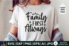 Family quotes SVG Design, Family SVG Quotes SVG Cut file Product Image 1