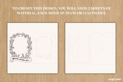 Mother's Day Photo Frames SVG Bundle | Laser Cut | Glowforge Product Image 13