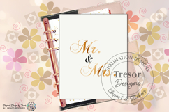 Mr And Mrs Wedding PNG Gold Couple Shirt Design Sublimation Product Image 10