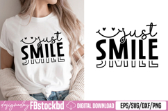 Just Smile SVG Product Image 1