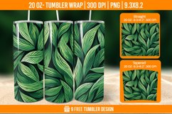 Grass Tumbler Wrap Designs, Sublimation Wrap Product Image 1