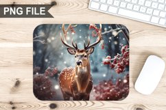 Christmas Deer Sublimation Mouse Pad - Christmas Sublimation Product Image 14