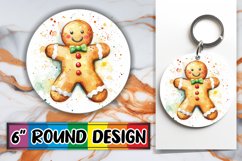 Sophisticated Circle Design Coaster PNG , Xmas Product Image 1