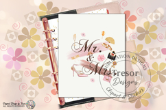 Mr And Mrs Glam Wedding PNG Fashion Clipart Sublimation Product Image 10