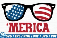 'Merica, Merica Sunglasses, 4th Of July Quote Product Image 1