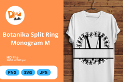 Botanika Split Ring Monogram Product Image 1