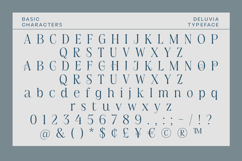 Deluvia - Elegant Serif Typeface Product Image 13