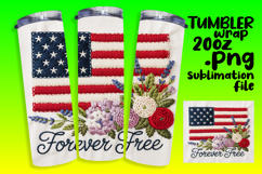 FASHIONABLE 20oz Tumbler PNG Design , Patriotic Product Image 1