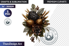 Alpine Winter Sports Fashion and Cabin Clipart PNG Product Image 1